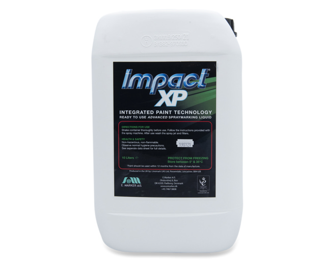 Impact XP Hvid Linjemaling græs - Dunk 10 L 