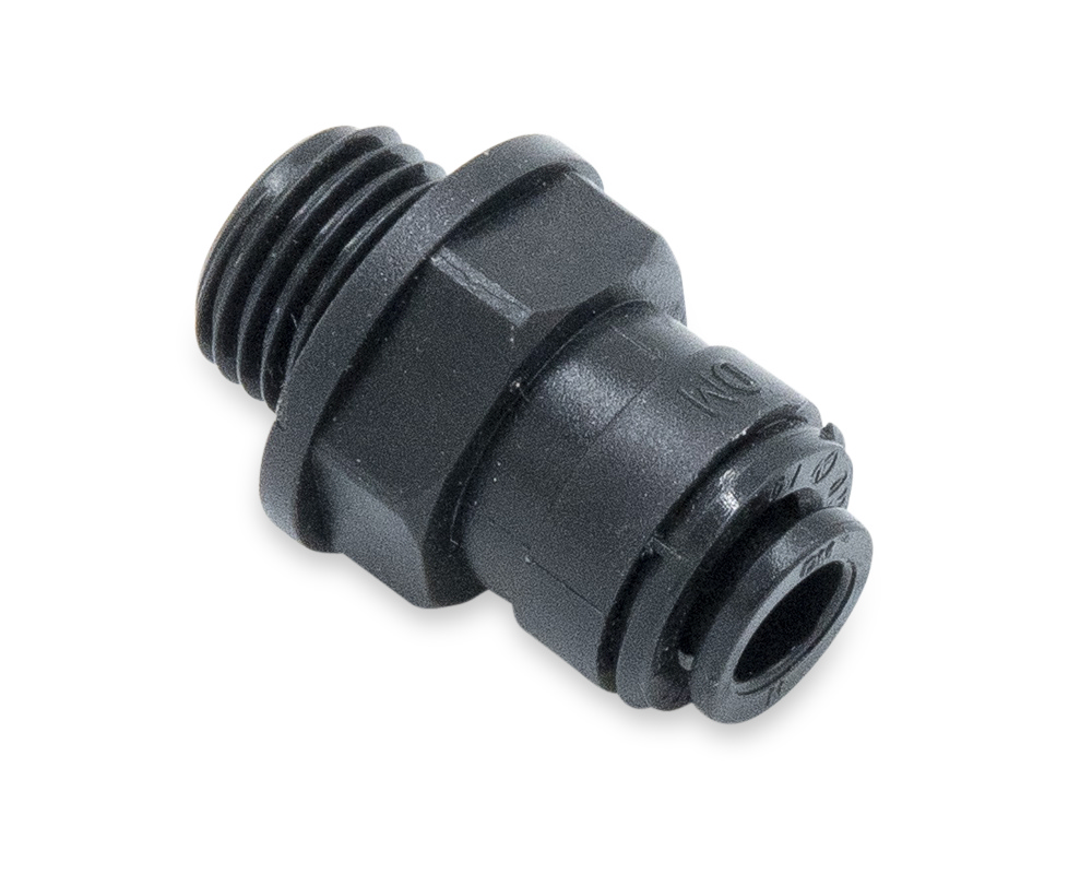 Lige overgang til slange 6MM x 1/4